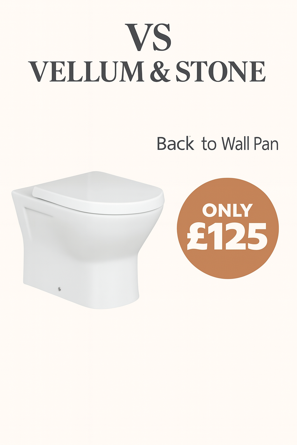 Back to wall toilet pan modern ceramic WC