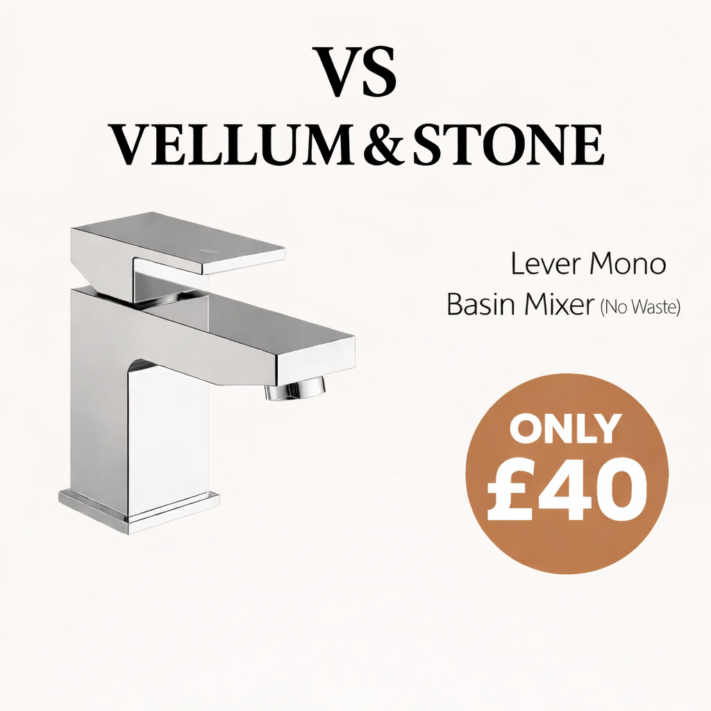 Luxury Chrome Basin Mixer Tap - Modern Bathroom Faucet